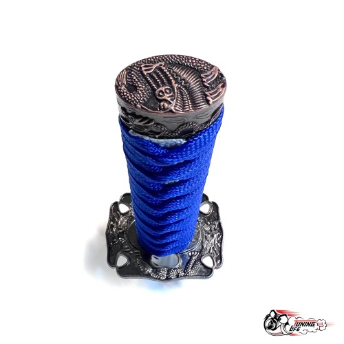 Насадка на КПП меч самурая Синяя с Белым 20см