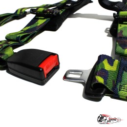 Ремни Sparco камуфляж с мягкой вставкой 4 точки Станадрт застежка