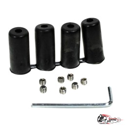 Насадка на КПП меч самурая Синяя с Белым 20см