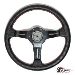 руль Nardi Competition перф. кожа вынос черный (6х74)
