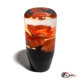 Насадка на ручку КПП роза оранжевая 10см