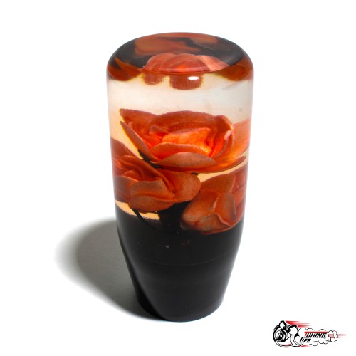 Насадка на ручку КПП роза оранжевая 10см