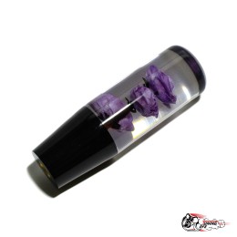 Насадка на ручку КПП роза фиолетовая 15см