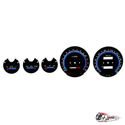 Шкала 2106 под стандартные датчики ИНЖ в стиле Приора 2