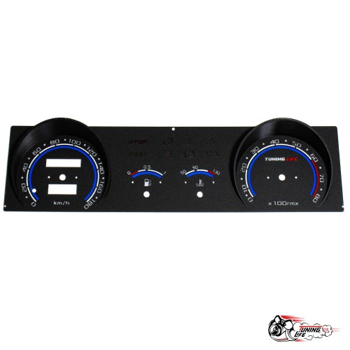 Шкала 2109 в стиле приора 2 (синяя)