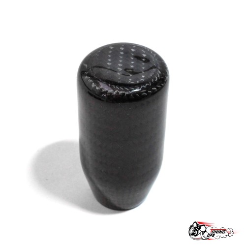Насадка на ручку кпп цилиндр карбон черный