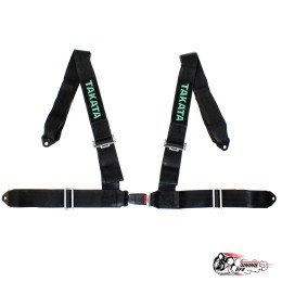 Ремни ТАКАТА ЧЕРНЫЕ 4 точки стандартная застежка