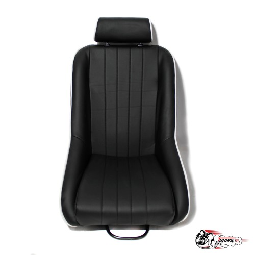 Ковш ретро стиль черный эко кожа