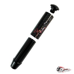 Насадка на ручку КПП мейхуа на фоне карбон черная 13см