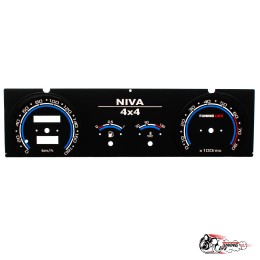 Шкала Нива приборка с.о. в стиле Приора 2 (синяя)