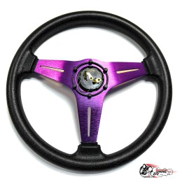 Руль МОМО без вылета фиолетовый (бюджет)