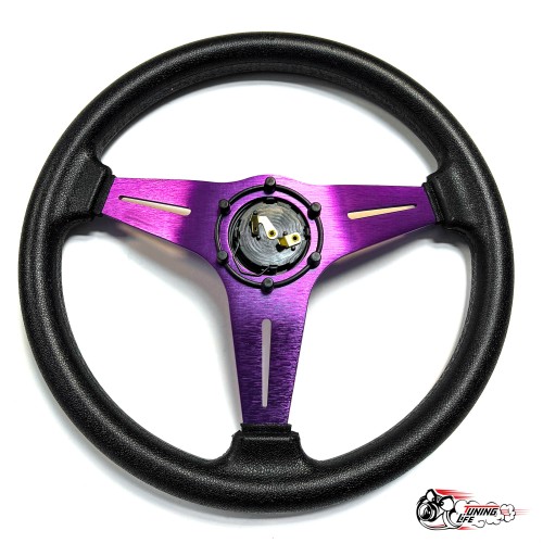 Руль МОМО без вылета фиолетовый (бюджет)