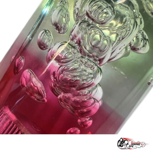 Насадка на ручку КПП дрифтовая 15см 3 цвета кристалл (зеленый белый красный)