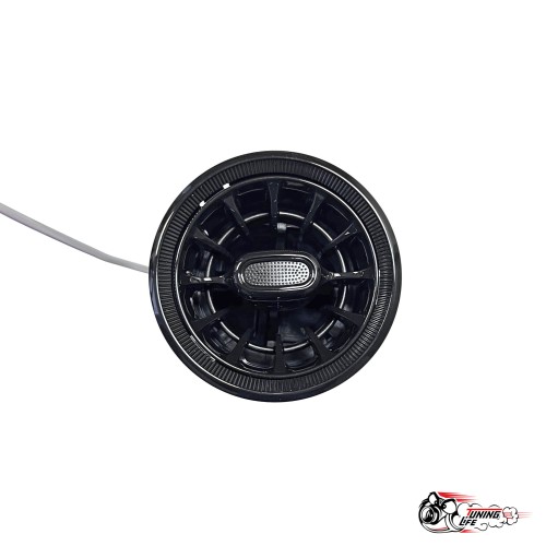 Воздуховод AMG Гранта регулируемые с белой подсветкой ЧЕРНЫЙ