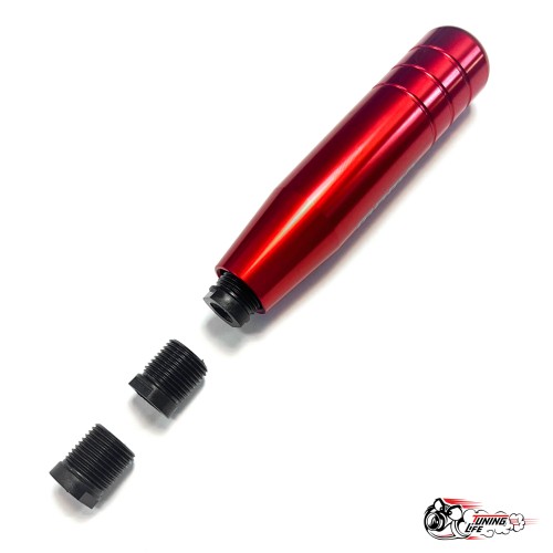 Насадка на ручку КПП МОМО цилиндр гладкий (красный)