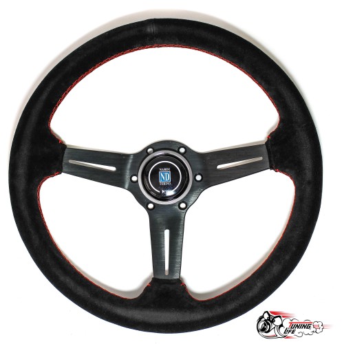 руль Nardi Deep Corn перф. кожа черный центр без выноса (6х74) D35