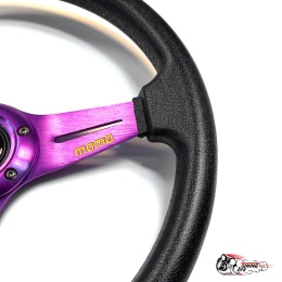 Руль МОМО без вылета фиолетовый (бюджет)