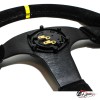 Руль OMP Targa замша желтая полоска