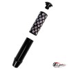 Насадка на ручку КПП сакура на фоне карбон черная 13см