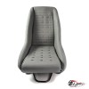Спортивное сиденье (ковш) Old School (серая эко.кожа)