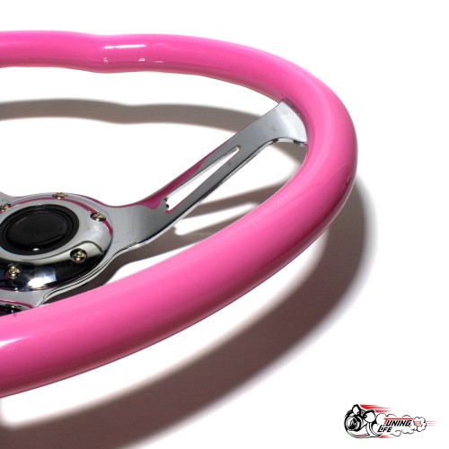 Руль сердце розовый