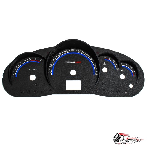 Шкала Приора,Калина,10-12(после 7го г.в) в стиле Приора 2 синяя