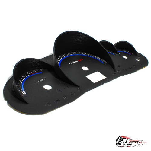 Шкала Приора,Калина,10-12(после 7го г.в) в стиле Приора 2 синяя