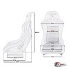 Ковш спортивный Bride Low Max Черный с серым центром Большой