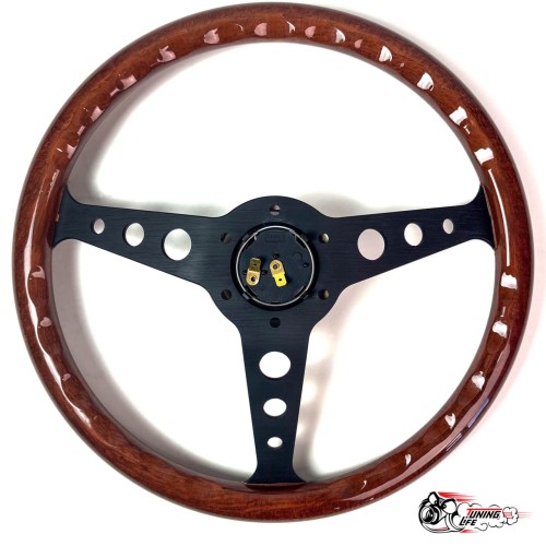 Спортивный руль MOMO Indy Black Wood (тёмное дерево)