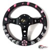 Спортивный руль Sakura (кожа, вынос, вышивка)