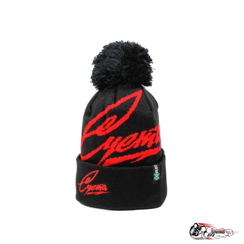 Шапка Суета (красная на черном )