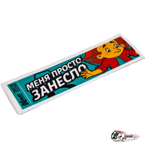 Стикер Меня просто занесло