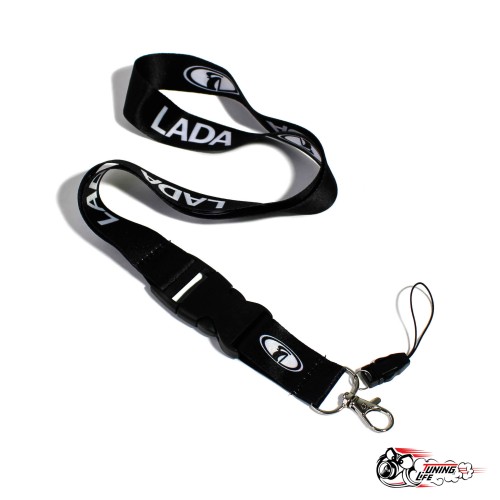 Шнурок для ключей LADA черный