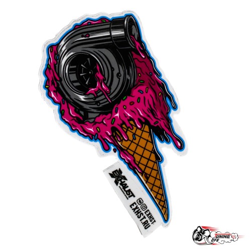 Стикер Мороженое в рожке