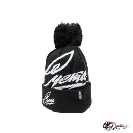 Шапка Суета (белое на черном)