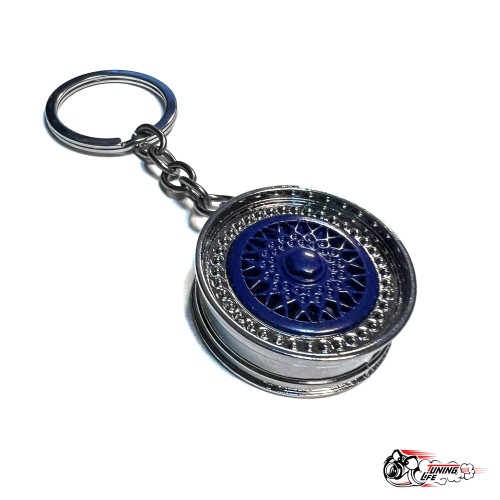 Брелок колесный диск BBS синий