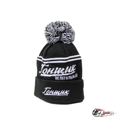 Шапка Гонщик (черная)