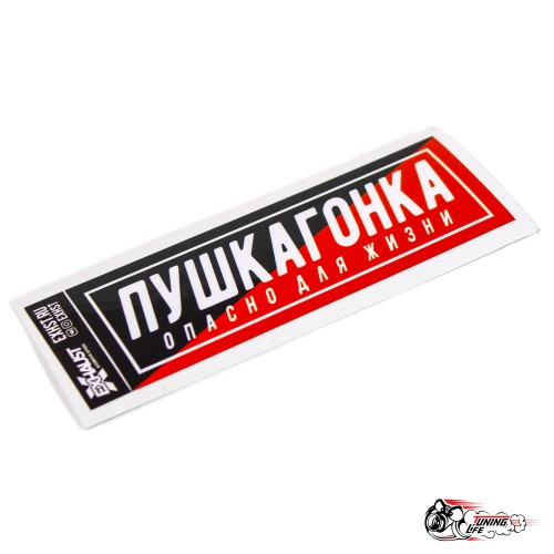 Стикер ПушкаГонка