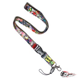 Шнурок для ключей STICKER BOMB (Темный)