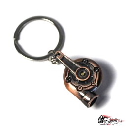 Брелок турбина античная медь