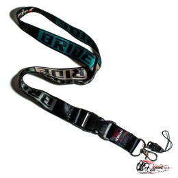 Шнурок для ключей BRIDE серо - коричневый