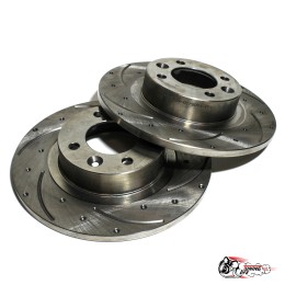 Диски тормозные АТС-SPORT ВЕСТА Х-РЕЙ ЗДТ ( насечки,перфорация)