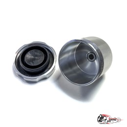 Бачок для тормозной жидкости алюминиевый Серебро