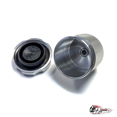 Бачок для тормозной жидкости алюминиевый Серебро