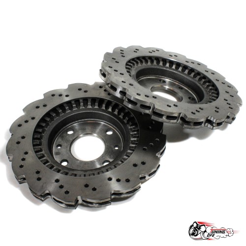 Диски тормозные 2112-04 АЛНАС перфорация вырезанные СПОРТ