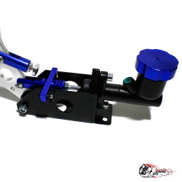 Гидроручник с фиксатором вертикальный 2 положения с бачком (китай) синий