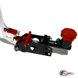 Гидроручник с фиксатором вертикальный 2 положения с бачком (китай) красный