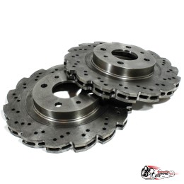 Диски тормозные 2112-04 АЛНАС перфорация вырезанные СПОРТ