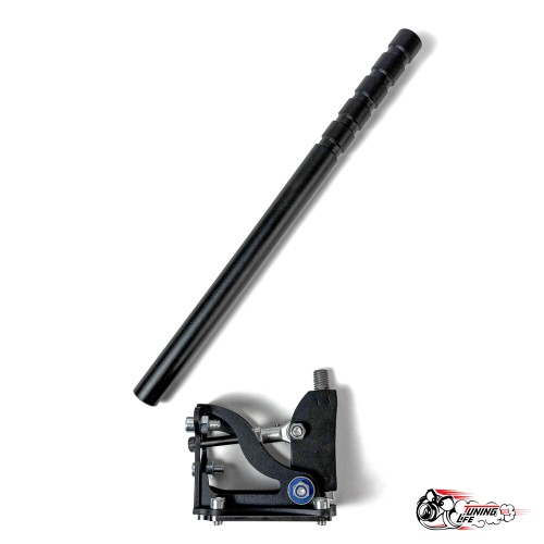 Гидроручник 332, вертикальный, черный алюминий (съемная рукоять)