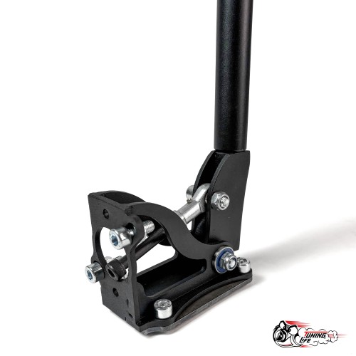 Гидроручник 332, вертикальный, черный алюминий (съемная рукоять)